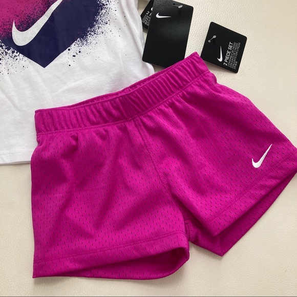 Nike Sparkly heart shorts set 2189 - Picture 3 of 4